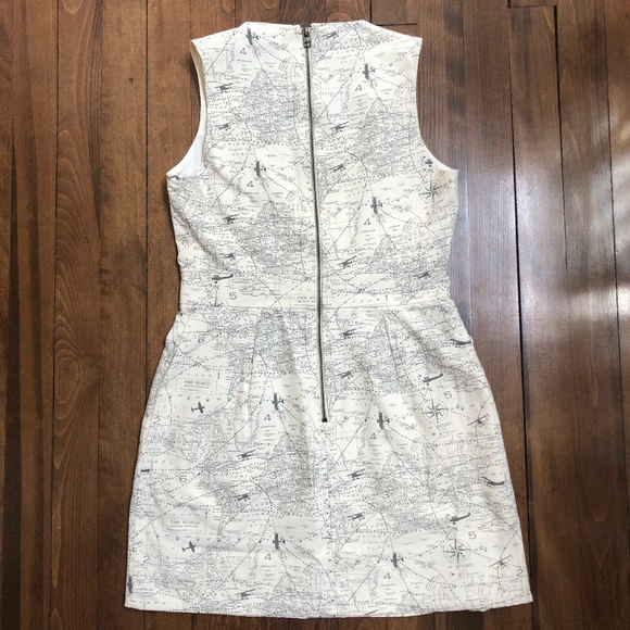 Map Print Summer Dress - Picture 2 of 4